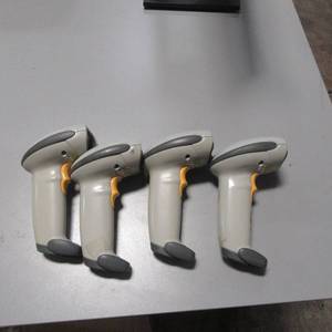 lot 14 image: Lot of 4 Symbol Bar code scaner guns Part# LS4208-SR20141ZZR