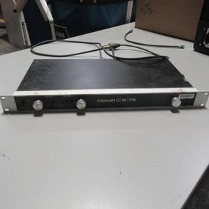 lot 44 image: Crown D-75 Audio Equipment