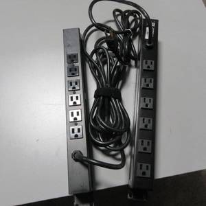 lot 72 image: Lot of 2 mountable power strips