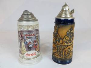 lot 46 image: 2 Beer Steins