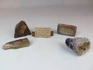 lot 84 image: Lot of VINTAGE Rocks & Wood