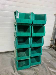 lot 7 image: Green Storage Bins (10)