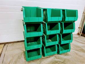 lot 12 image: New Plastic ToolParts Bins - 11 Deep (12)