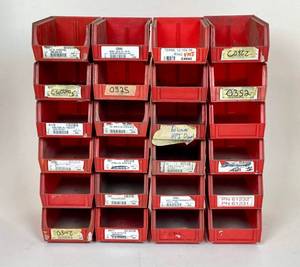 lot 21 image: Plastic Parts Bins - 7 Deep (24)