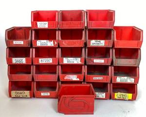 lot 19 image: Small Plastic Parts Bins (24)