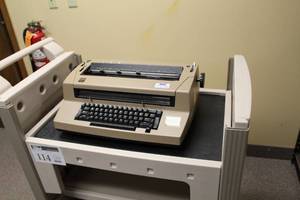 lot 113 image: IBM Correcting Selectric III Electric Typewriter