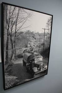 lot 135 image: Oil Truck Convoy Framed Wall Art