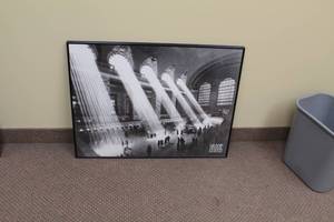 lot 156 image: Grand Central Station Framed Wall Art