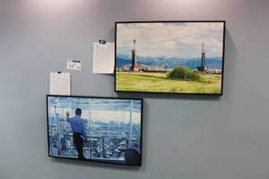 lot 147 image: Lot of (3) Oil Rig Wall Art