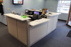 lot 148 image: Reception Desk Cubicle Area