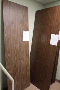lot 186 image: Lot of (2) Folding Conference Tables