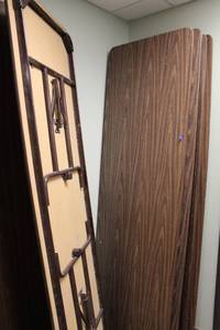 lot 189 image: Lot of (2) Folding Conference Tables
