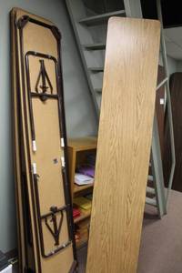 lot 190 image: Lot of (2) Folding Conference Tables