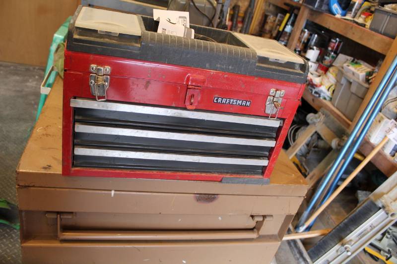 Craftsman Tool Box 3 Drawer With Top Storage Organizer Bin St