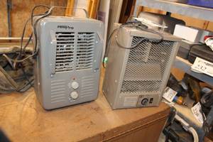 lot 248 image: Lot of (2) FlowPro Space Heater 1500W, Arvin Ceiling-Mount Heater