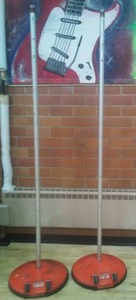 lot 15 image: Volleyball portable stands, poles, Stanchion  Gymnasium Standard Model by Greggory.