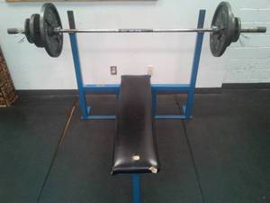 lot 48 image: Weightlifting Power body Workout bench