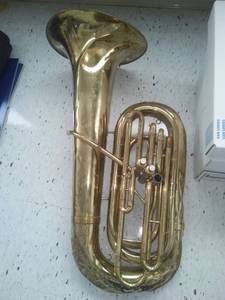 lot 76 image: Decorative Baritone Tuba