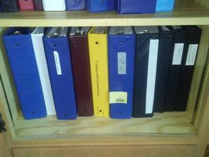 lot 97 image: 3 Ring Binders (10)