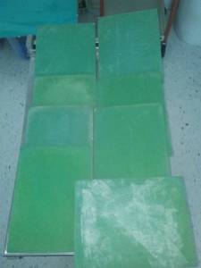 lot 107 image: 8 Vintage chalk boards