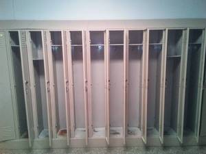lot 461 image: Full Height Lockers (10, #90-99), combinations. 86 in. x 78 in. x 16 in. D x 12 in.