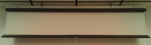 lot 767 image: Projector Screen. Loc class rm 101