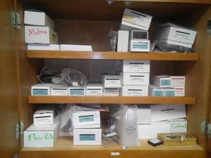 lot 665 image: Dozens of Science Instruments. Sci Office Rm 99