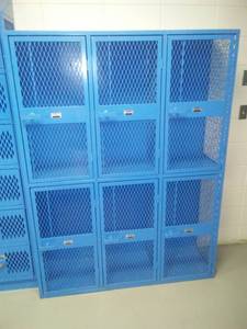 lot 686 image: Gym Lockers 85  90, 72x54x16. Loc Boys Locker Rm 116