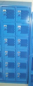 lot 687 image: Gym Lockers 73  84, 82 x 24.5 x 13 Loc Boys Locker Rm 116