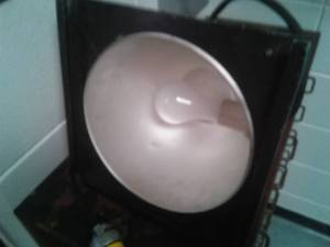 lot 565 image: Vintage Champion Stage light  working, adjustable,  great light industrial. Loc Boys Sport Office