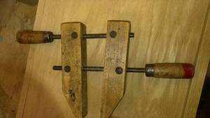 lot 159 image: 4 Jorgensen Wood Clamps #0