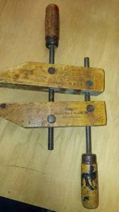 lot 160 image: 5 Jorgensen Wood Clamps #0