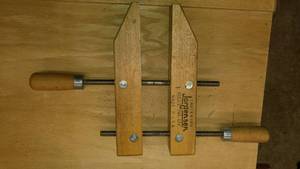 lot 162 image: 5 Jorgensen Wood Clamps #1