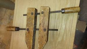 lot 165 image: 4 Jorgensen Wood Clamps #1