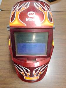 lot 171 image: Miller Welding Helmet Electronic welding filter