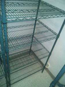 lot 265 image: Metal Racking (2), 87 x 30 x 24in. adjustable Kitchen