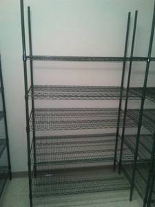 lot 266 image: Patrioware Metal Racking NSF, 87 x 48 x 24in. Loc Kitchen