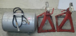 lot 337 image: 7 gal.  portable Air Tank and more