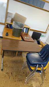 lot 416 image: Tables, Chairs, desk, bookcase and more