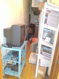 lot 573 image: Entire contents of closet. Look closely - hidden gems Wardrobe #2