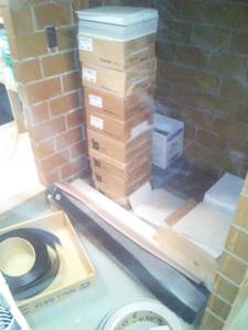 lot 236 image: Big Lot- Commercial 12in. Tile and Cove Molding BIG LOT