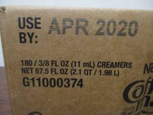 lot 82 image: Hazelnut Coffeemate