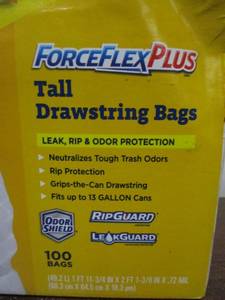 lot 83 image: Glad Trash Bags