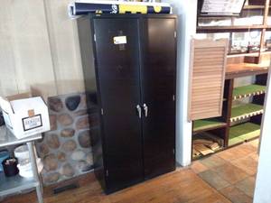 lot 48 image: Two door Metal Cabinet...