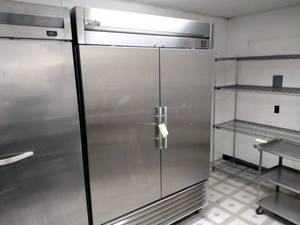 lot 2 image: True Model TS-49 Two Door Stainless...