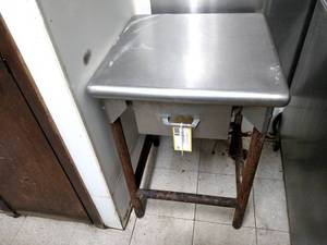 lot 23 image: Stainless Steel Table, Approx. 24 ...