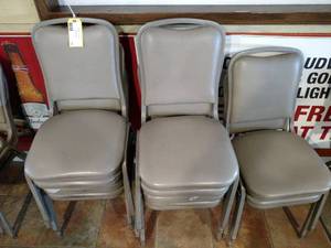 lot 64 image: (10) Stack Chairs...