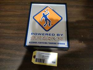 lot 108 image: Sparks Lighted Sign 8x10, No AC Ada...