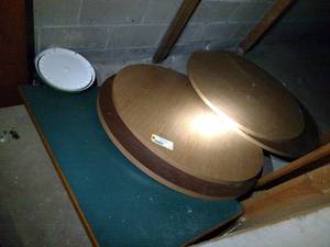 lot 118 image: (5) Asstd Table Tops...