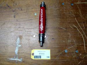 lot 136 image: Budweiser Tap Handle...